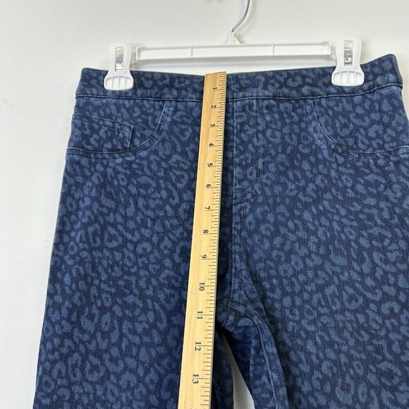 Spanx Jeanish Ankle Leggings Womens Size Medium Leopard Cheetah Pull On Pants - Picture 7 of 9
